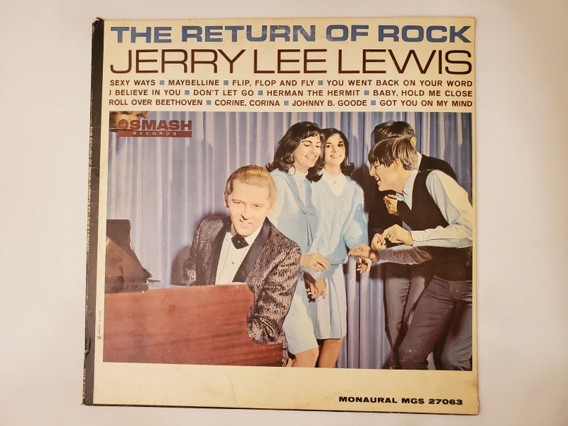 Jerry Lee Lewis The Return of Rock vinyl record